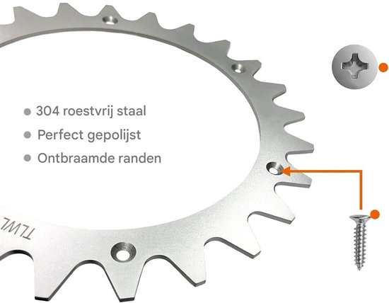 Dussdote Roestvrijstalen spikes - Tractieverbeteraar voor robotmaaiers - Antislip spikes voor robotmaaiers - Voor Wor-x Land-roid S/M modellen - Met 12 schroeven - 205 mm van Dussdote — afbeelding 4