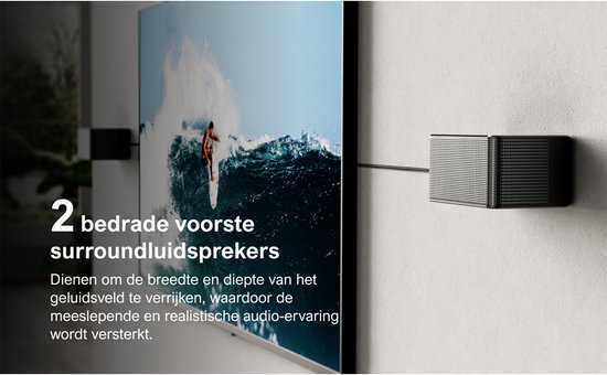 ULTIMEA Poseidon D80 - Soundbar met subwoofer en losse speakers - Zwart van Ultimea — afbeelding 4