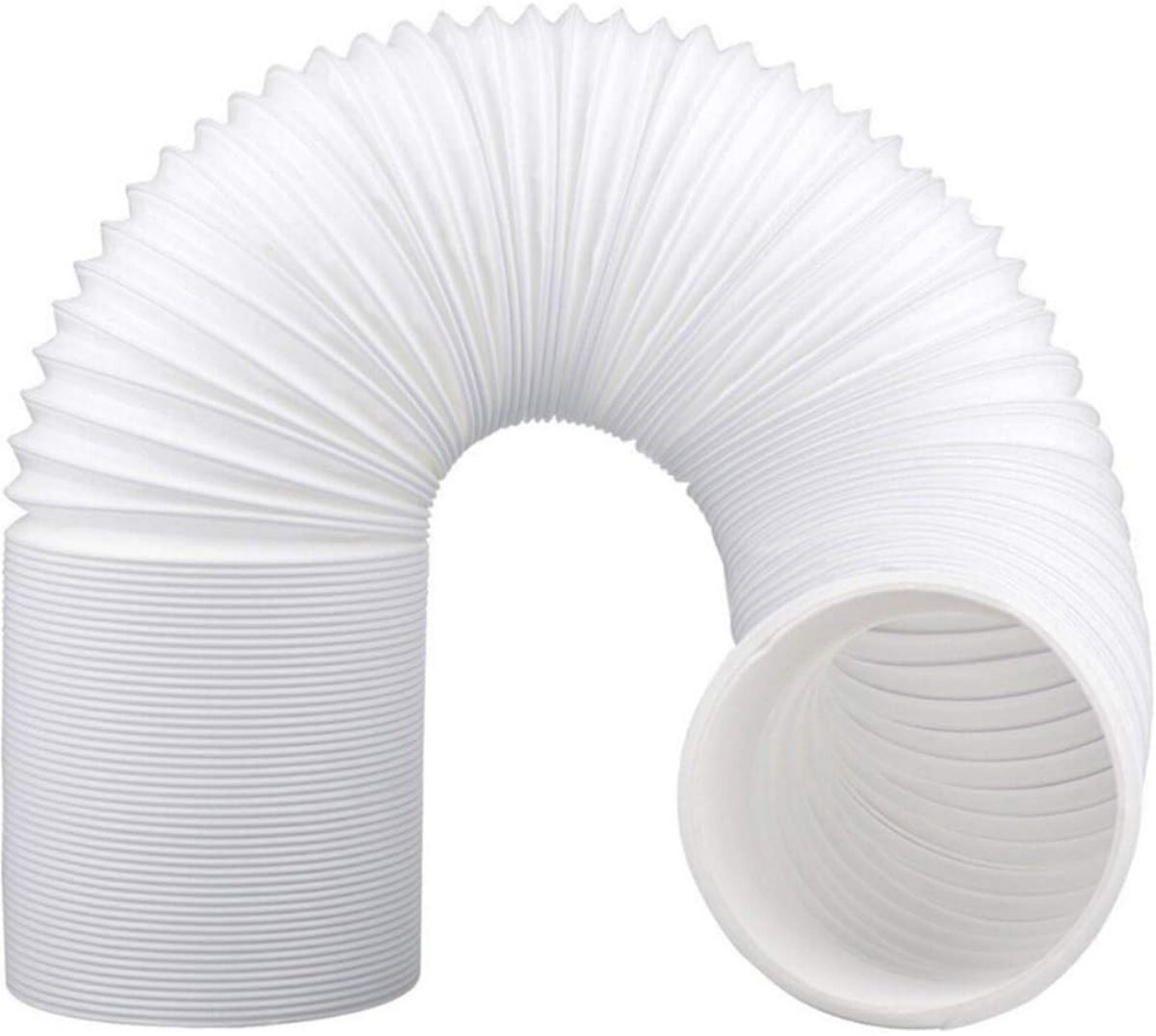 TOVBMUP Draagbare airconditionerslang - 150 mm diameter - 200 cm lengte - AC-uitlaatslang - AC-onderdelen met tegen de klok in draaiende draad - Geschikt voor LG, Delonghi