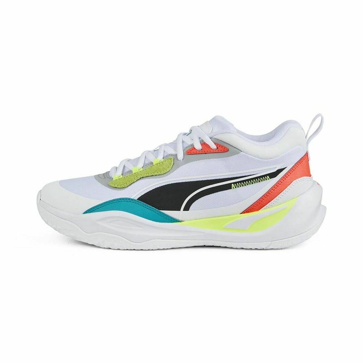 Basketbalschoenen voor Volwassenen Puma Playmaker Pro 44 Wit
