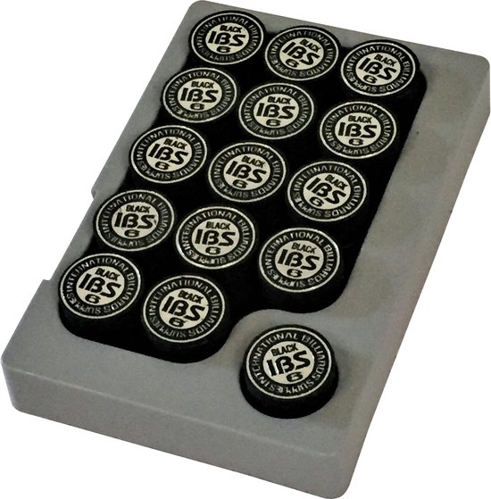 IBS pomerans 14 mm zwart 30 stuks