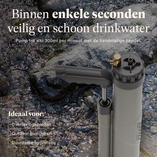 Système Purification Eau Survie Extérieur Pompe Eau Osmose Inverse Burko Filtre à Eau Portable Burko - Pompe à Osmose Inverse Pour Camping Et Randonnée | Système De Purification D'eau De Survie Filtre