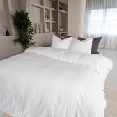 Kayori Showa Dekbedovertrek Flanel - 140x200-220 + 1 sloop - Eenpersoons - Wit