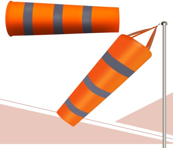 Manche à Air Longueur 2.40 M - Manche à Vent Diamètre 60 Cm