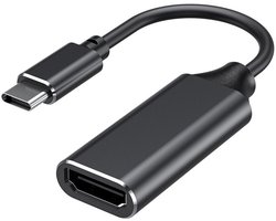 Nereb – USB-C naar HDMI Adapter – 4K @ 30Hz Converter – Type-C to HDMI – Zwart