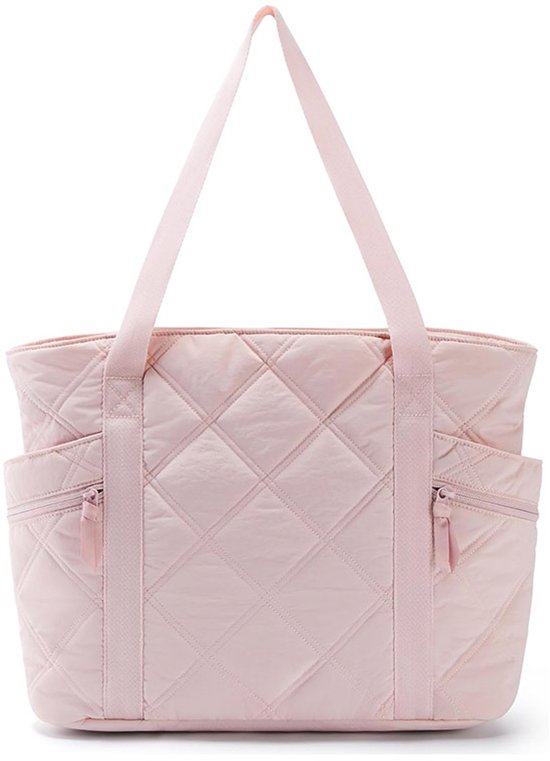 LOVEVOOK Tote tas voor vrouwen, grote puffer draagtas met rits