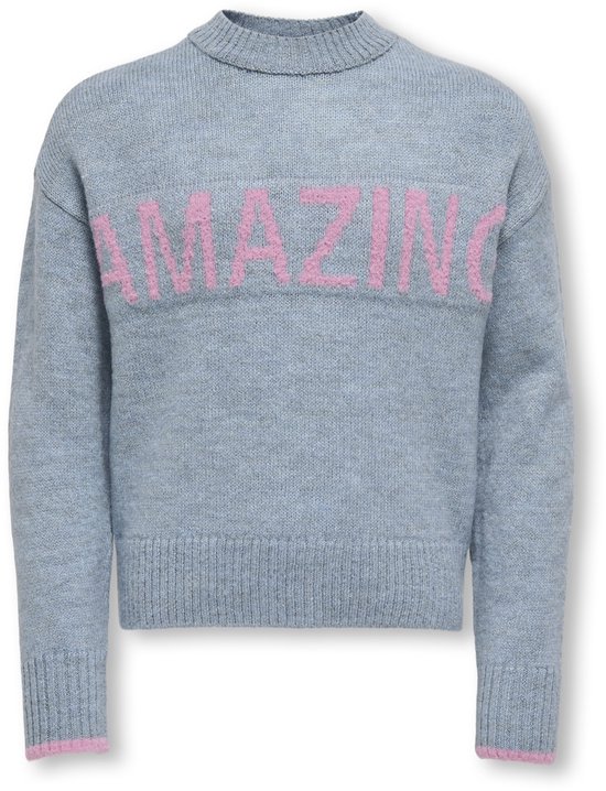 ONLY - Pull Filles - Taille 158/164 - Filles - BLEU MARINE - Acryl