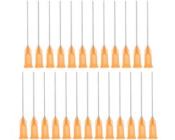 Blunt Tip Dosing Needles - 1.5 Inches - 25 Pieces - 23 G - Industrial Liquid Dispensing Cannula met Lure Lock voor het Bijvullen van Liquid Ink en Lijm