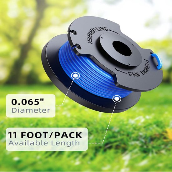 Geschikt voor Ryobi AC14RL3A walsdraad AC14HCA Spoel deksel voor graskopspoel Vervanging van de spool van de grasmaaier van Merkloos	 — afbeelding 3