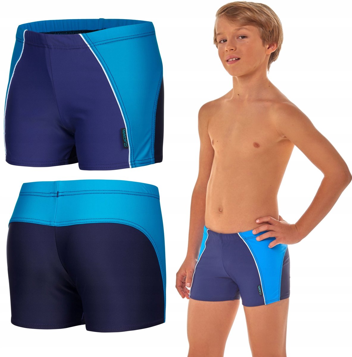 ZAGANO - Zwembroek jongens - Maat 140 - Sneldrogende - Sport Zwembroek - Strandshort jongens