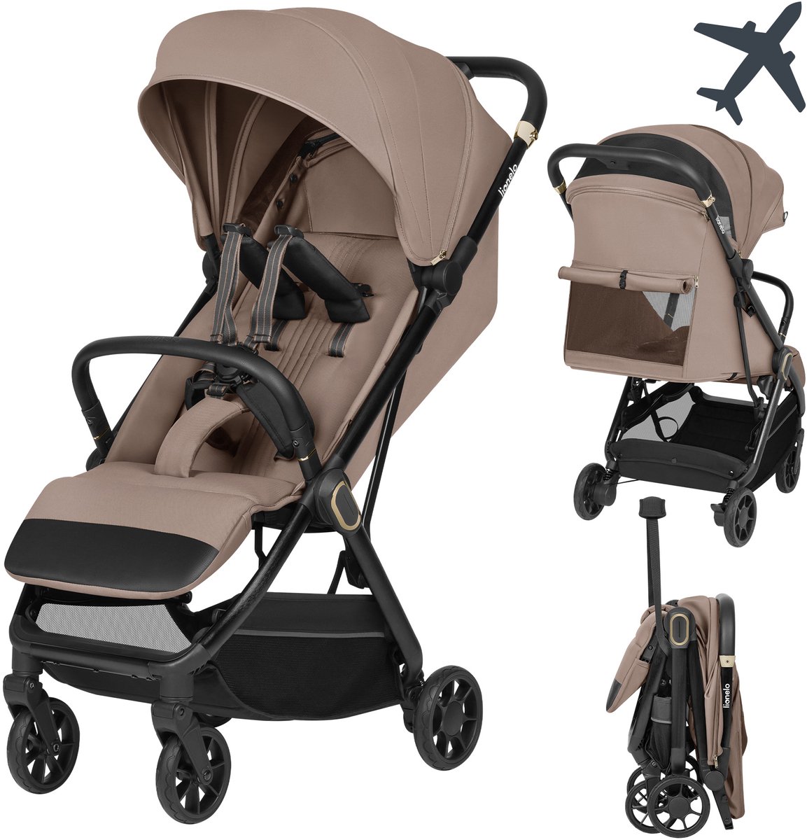 Lionelo Bess - Compacte Reisbuggy