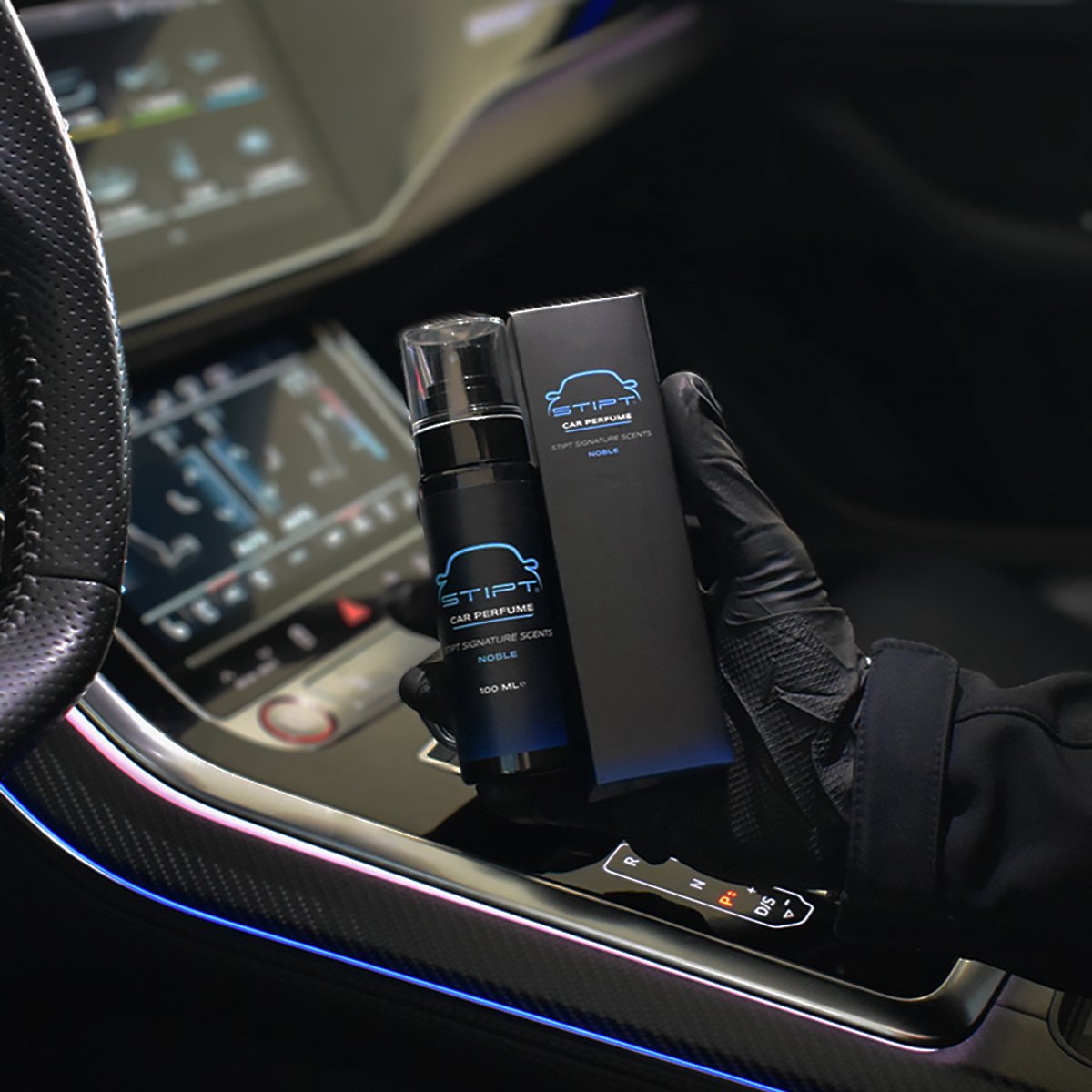 Stipt - Car Parfum Noble - Autoparfum met houtachtige en kruidige tonen - 100ML