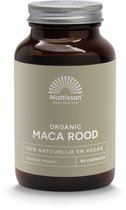 Mattisson - Biologische Rode Maca - 90 capsules