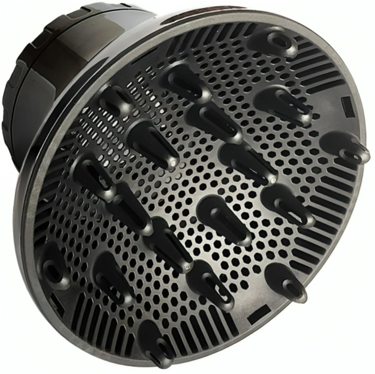 DailySupplies® Diffuser Opzetstuk - Krulborstel voor Fohn Universeel - Multistyler - Zwart