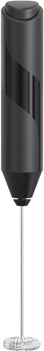 Elektrische Melkopschuimer - Melkklopper - Zwart - RVS - Draadloos - Cappuccino/Slagroom/Saladedressings