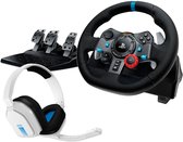 Bol.com Logitech G Bundel - G29 Driving Force Racing stuurwiel + Pedalen + Astro A10 Headset - PS/PC aanbieding