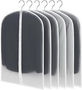 XoeLLe Opvouwbare kledinghoezen, 60 x 120 cm, premium hoes voor kleding, om op te hangen, waterdicht, 3 stuks, stofdicht, kledinghoes met ritssluiting, opbergtas voor overhemden/kostuums/jassen
