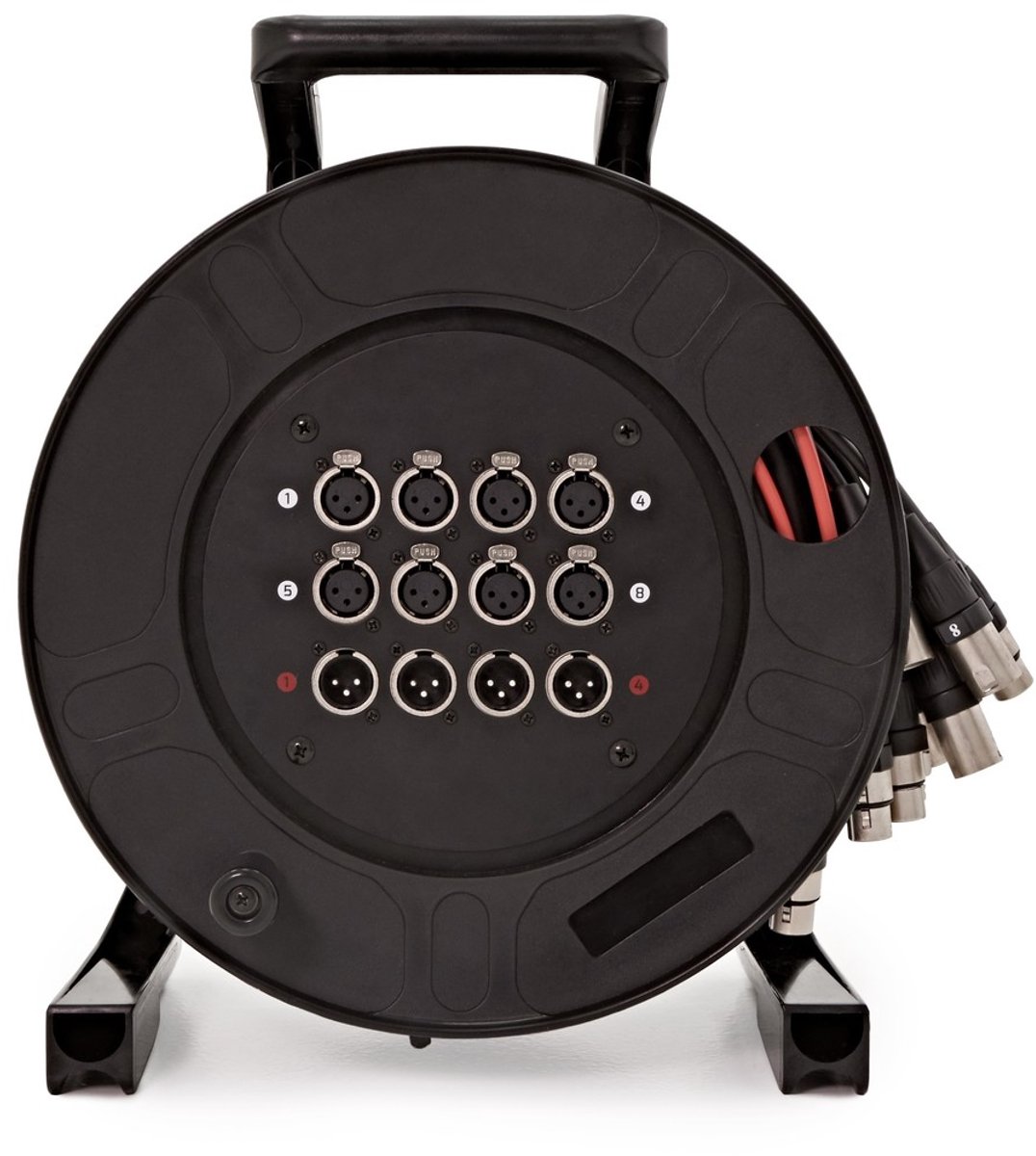 SubZero 12 Channel Drum Stage Box, 8 In 4 Out, 20m