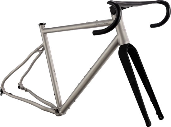RINOS Atlas5.0 - Titanium Gravelfiets - Gravel Bike - Shimano GRX820 - 24 versnellingen- hydraulische schijfremmen - lichtgewicht - allround fiets voor elk terrein - 54 van Rinos — afbeelding 5