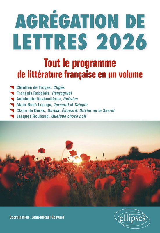Agrégation de Lettres 2026. Tout le programme de Littératu ... - cover