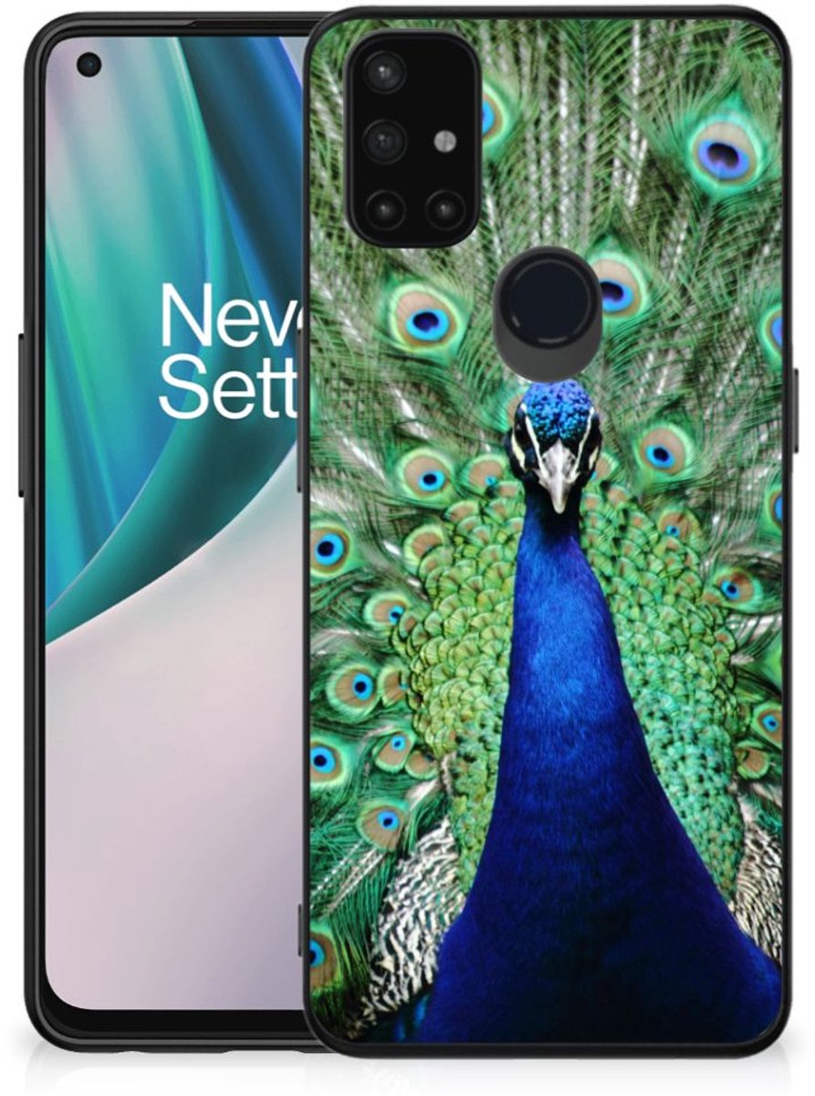 OnePlus Nord N10 5G Dierenprint Telefoonhoesje Pauw