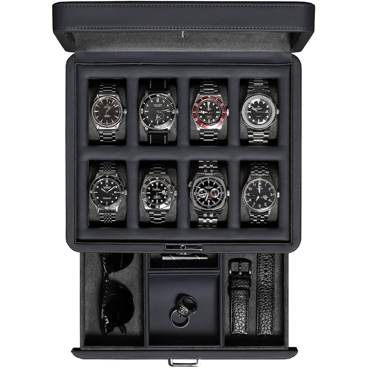 Horloge Display Case - Horloge Organizer voor Mannen en Vrouwen - 1 stuk - Elegant