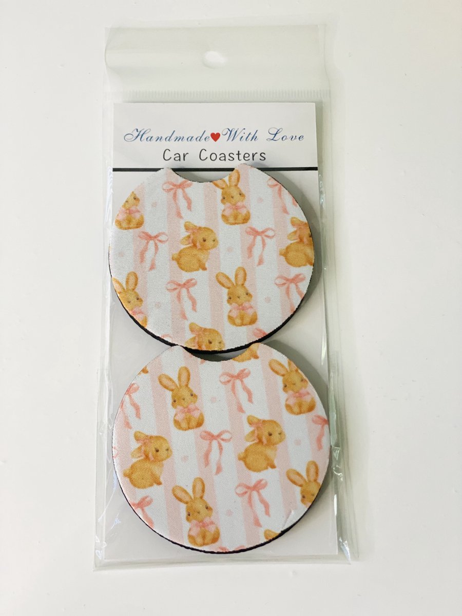 Design Car Coasters – Auto Onderzetters met Print – Sublimatie Inkt – Anti-Vlek – 2 Stuks