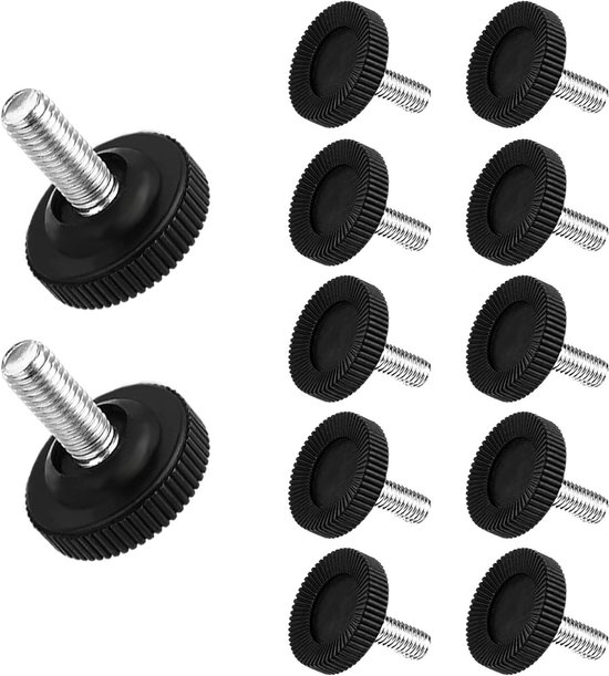Meubel-nivelleringspoten, 4 stuks M5 heavy duty hoogteversteller voet voetnivellering draadmaat grootte voor tafels, stoel, sofa, werkbank, commode, bank, kasten (D30*M5*L40