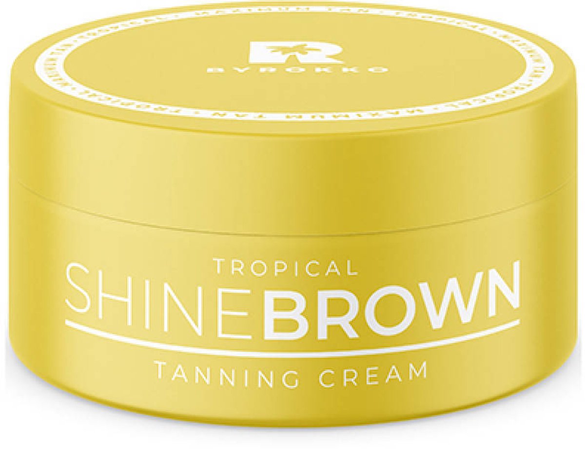 Goedkoopste Byrokko - Shine Brown - Tanning Cream - Tropical - 200ml