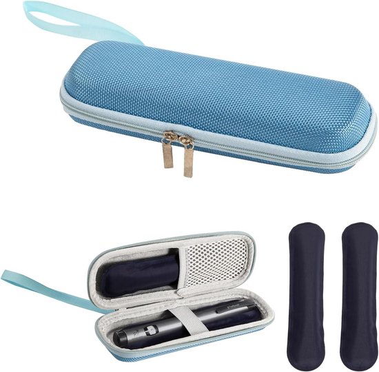 Insuline Koeltas Reistas, EVA Insuline Pen Case Cooling Protector Tas Pouch Cooler Reizen Diabetici Tas Zwart