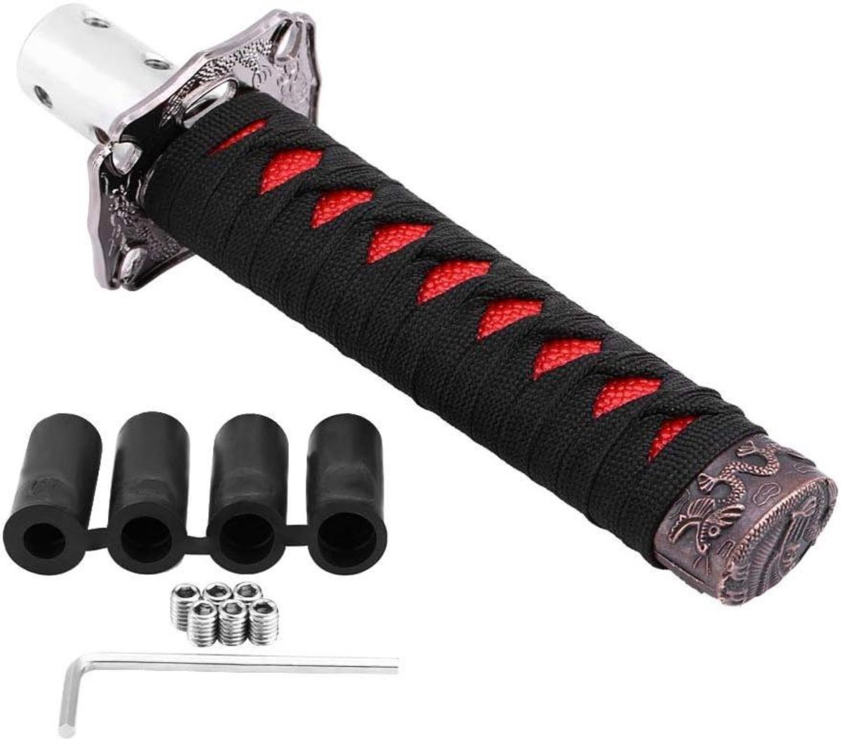 Versnellingspookknop zwart - universeel - auto interieur accessoire