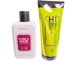 Kemøn Set Hi-Density Control (200 ml)+ Curly Hair Shampoo (250 ml)