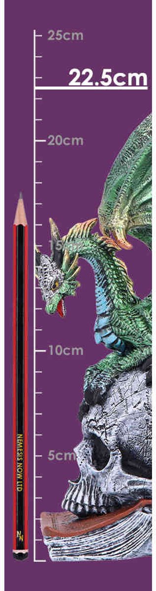 Nemesis Now - Ignisars Rule 22.5cm Beeld/figuur - Draak - Groen