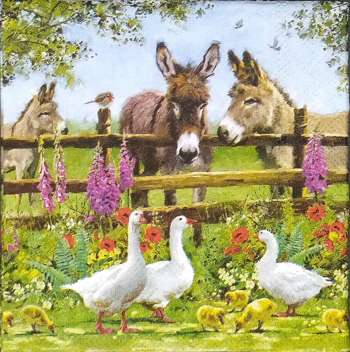 Ambiente - Servetten - 25 x 25 cm - Voorjaar