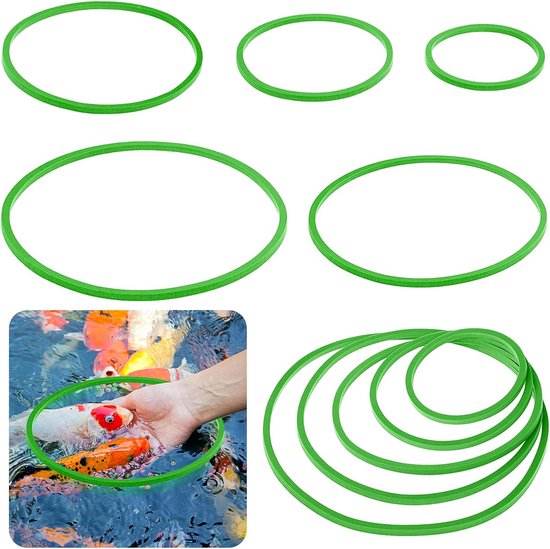 10 stuks drijvende plantenringen, aquaria, 5 maten, drijvende