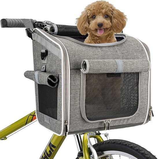 Panier de vélo électrique pour chien Lexium - Panier de vélo pour chien - Panier de vélo avant pour chien - Sac de vélo Chiens