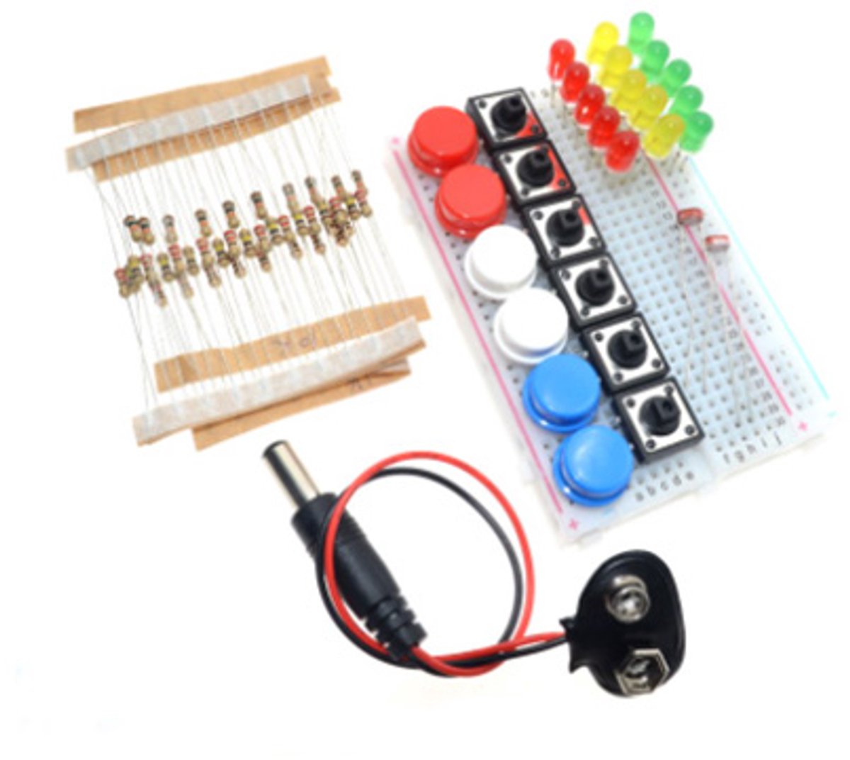 Electronics Starter Kit geschikt voor Arduino UNO R3 – Breadboard, LED’s, Weerstanden & Meer