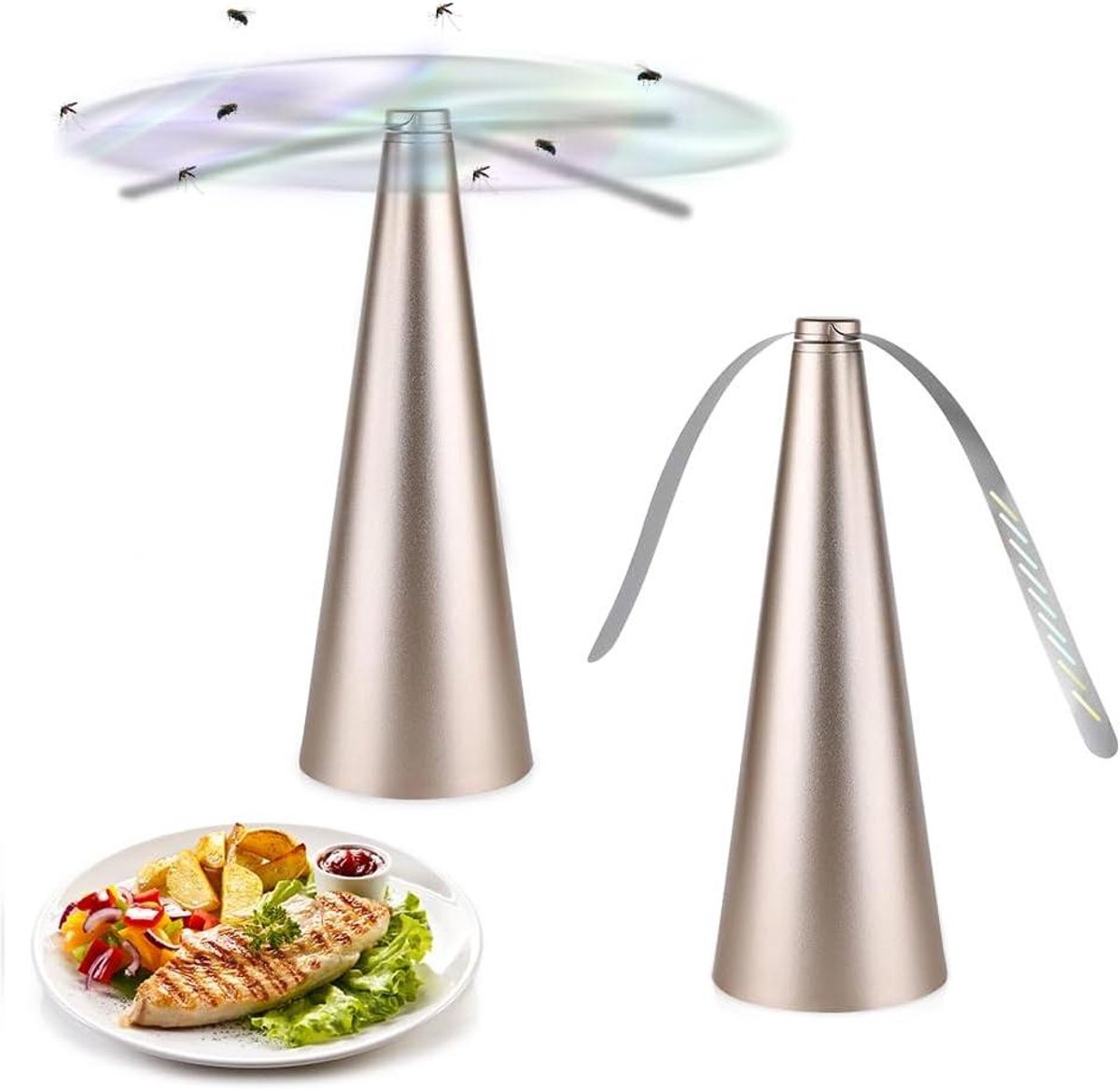 Vliegenafweermiddel - Inclusief Soft Wings - Pack van 2 - Voor Keuken Restaurant Patio
