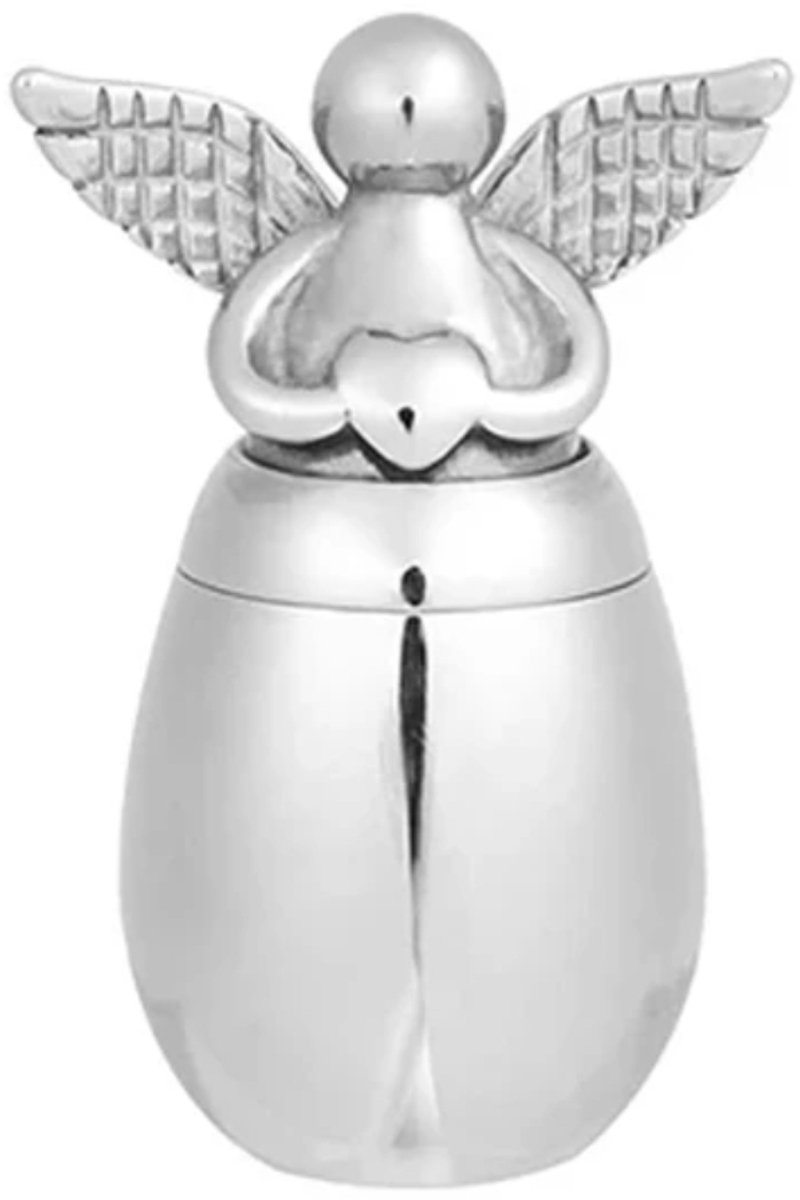 Akerz Mini urn engel 3,8 cm Urn - Engel - Urn voor as - Onbreekbaar - Voor Huisdieren of Menselijk As
