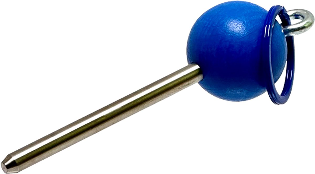 Boulemaus - Jeu de Boules - Traceur de terrain - kleur donkerblauw - V2A roestvrij staal