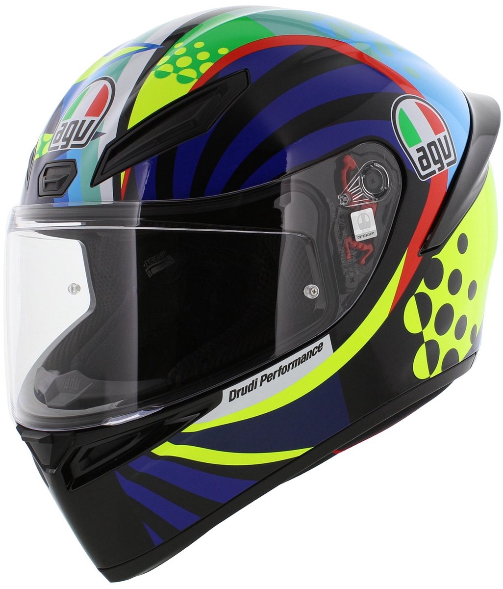 AGV K1 S Rossi Winter Test 2020 Integraalhelm - Maat M - Helm
