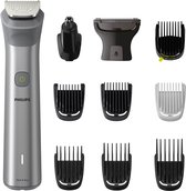 Philips All-in-One Series 5000 - MG5930/15 - 11-in-1 - Multigroom - Baardtrimmer - Voor baard, lichaam en haar - Lichtgrijs