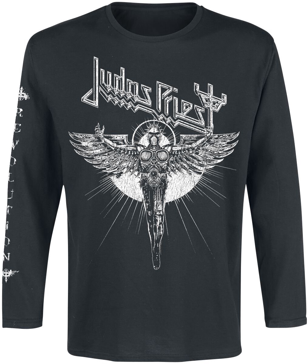 Judas Priest Revolution Album Heren Shirt met lange mouwen - zwart - XL