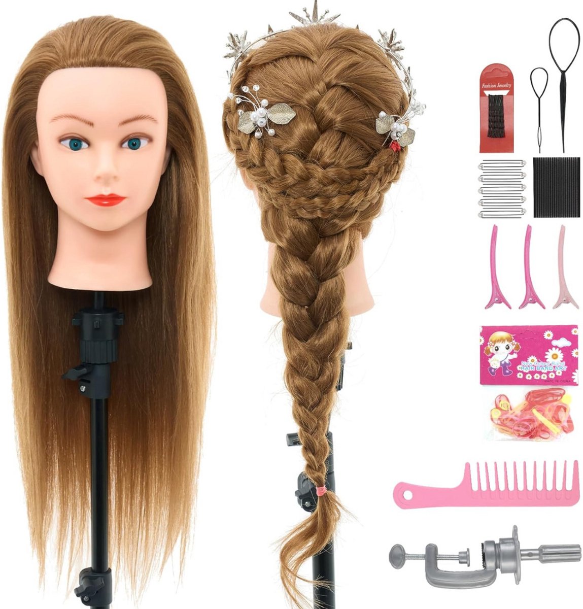 Kaphoofd voor Meisjes - Make up Koffer Essentials - Kappers Hoofd