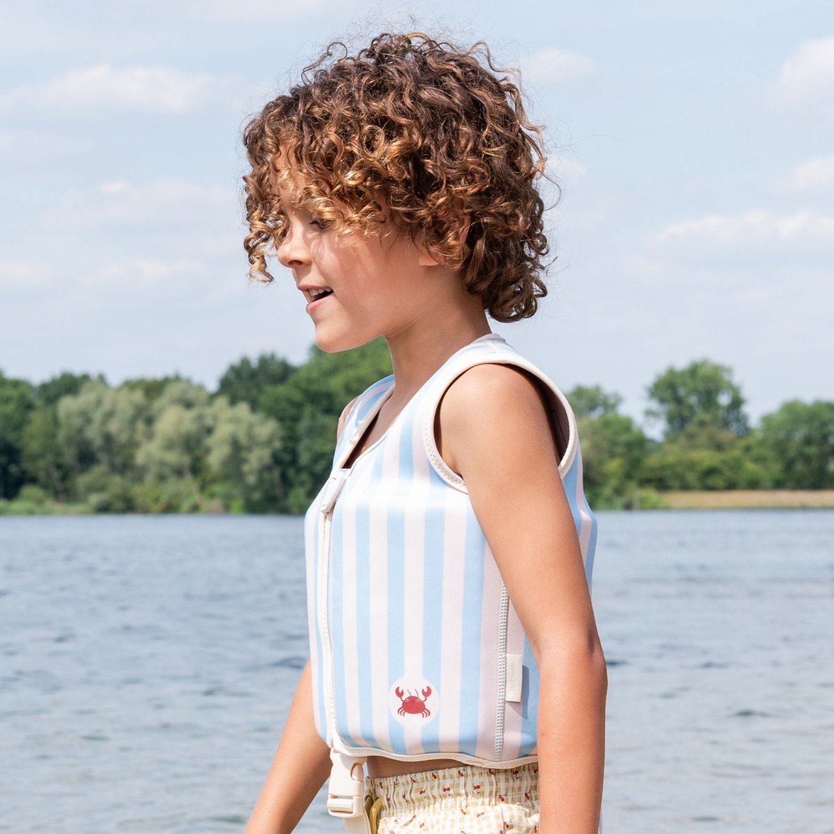 Babiem Louis Zwemvest - voor Kind - 19 tot 30kg - Drijfvest - 2 tot 6 jaar - Blauw — afbeelding 3