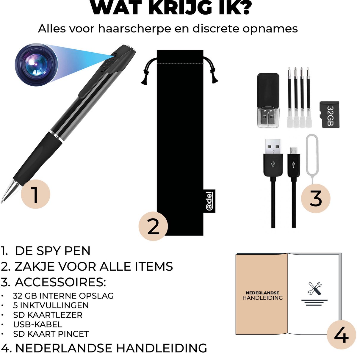 Digitaal dicteerapparaat, 32 GB EPILUM Mini Spy Voice Recorder pen voor conferenties met HD-spraakactivatie, draagbare opname met MP3-weergave met hoofdtelefoon, USB-oplaadbaar Digitaal dicteerapparaat, 32 GB EPILUM Mini Spy Voice Recorder pen voor conferenties met HD-spraakactivatie, draagbare opname met MP3-weergave met hoofdtelefoon, USB-oplaadbaar