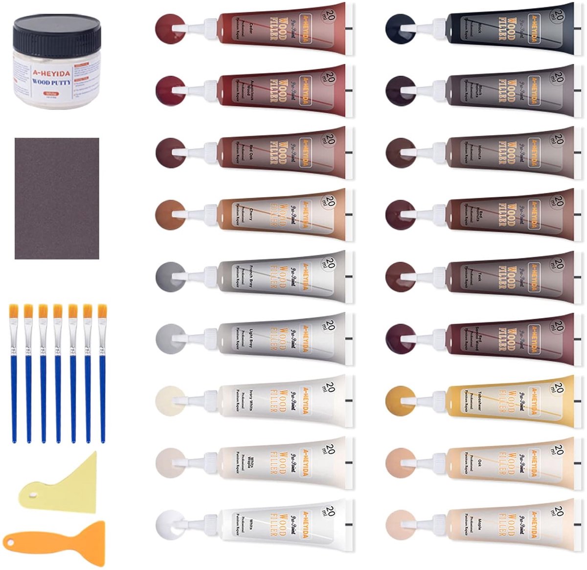 MKSS® Laminaat Reparatieset - Laminaatvuller - Vuller - Stiften Set