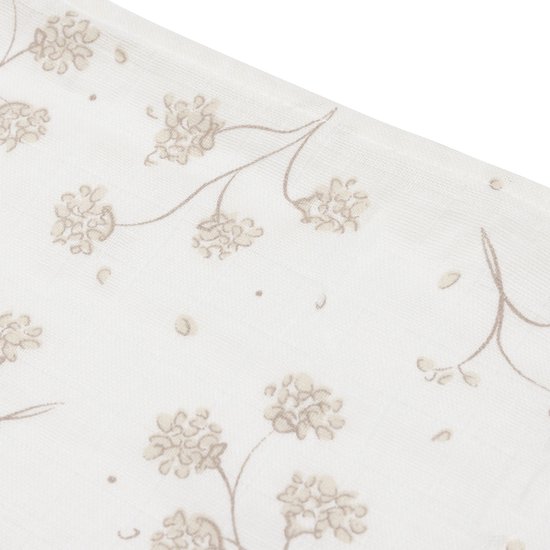 Jollein - Hydrofiele Doek Small - 70x70cm - Leafy Dreams - 3 Stuks van Jollein — afbeelding 5