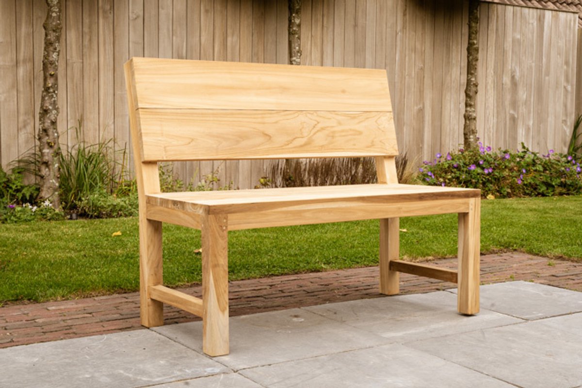 Teak parkbank Napoli 110cm
