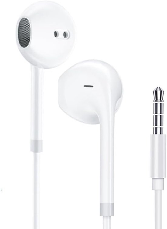 In-Ear Oordopjes met 3.5mm Jack - Oortjes voor Apple iPhone / Samsung Galaxy / Huawei